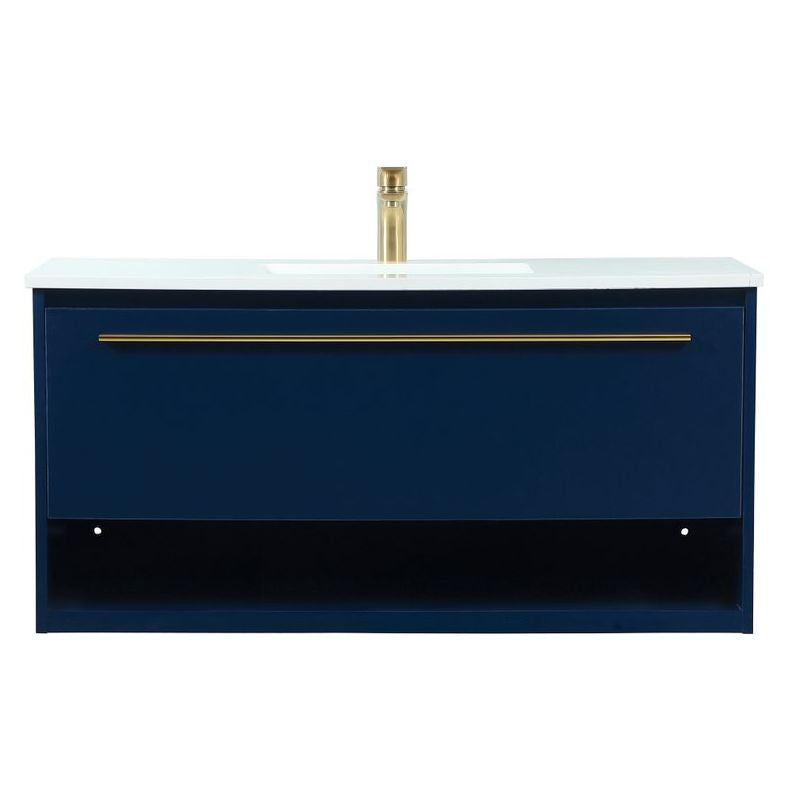 VF43540MBL 40" Single Bathroom Vanity in Blue