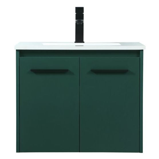 VF44524MGN 24" Single Bathroom Vanity in Green