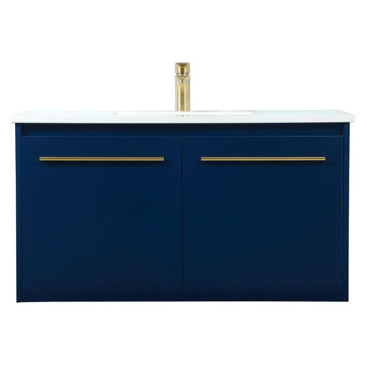 VF44536MBL 36" Single Bathroom Vanity in Blue