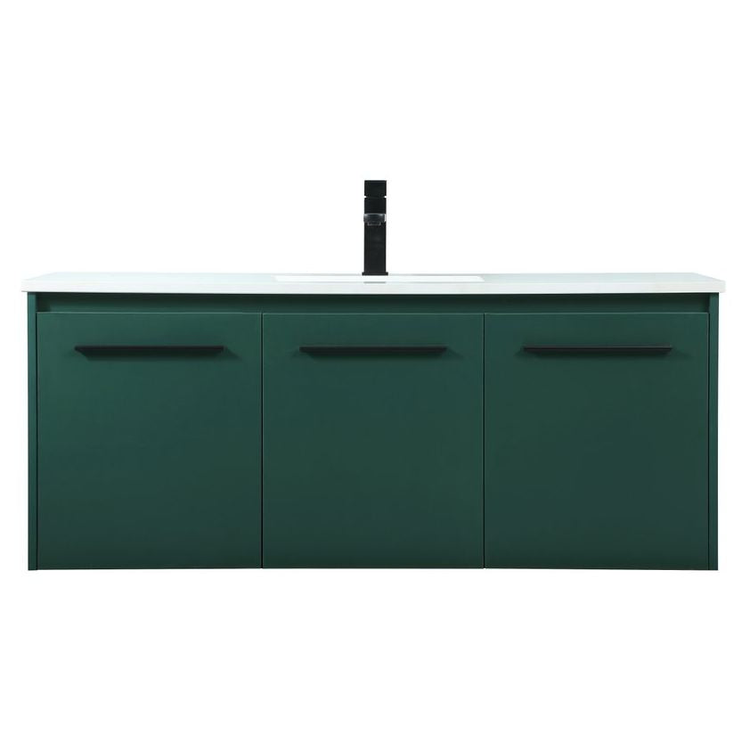 VF44548MGN 48" Single Bathroom Vanity in Green