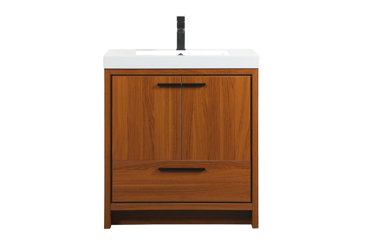 VF46030MTK 30" Single Bathroom Vanity in Teak
