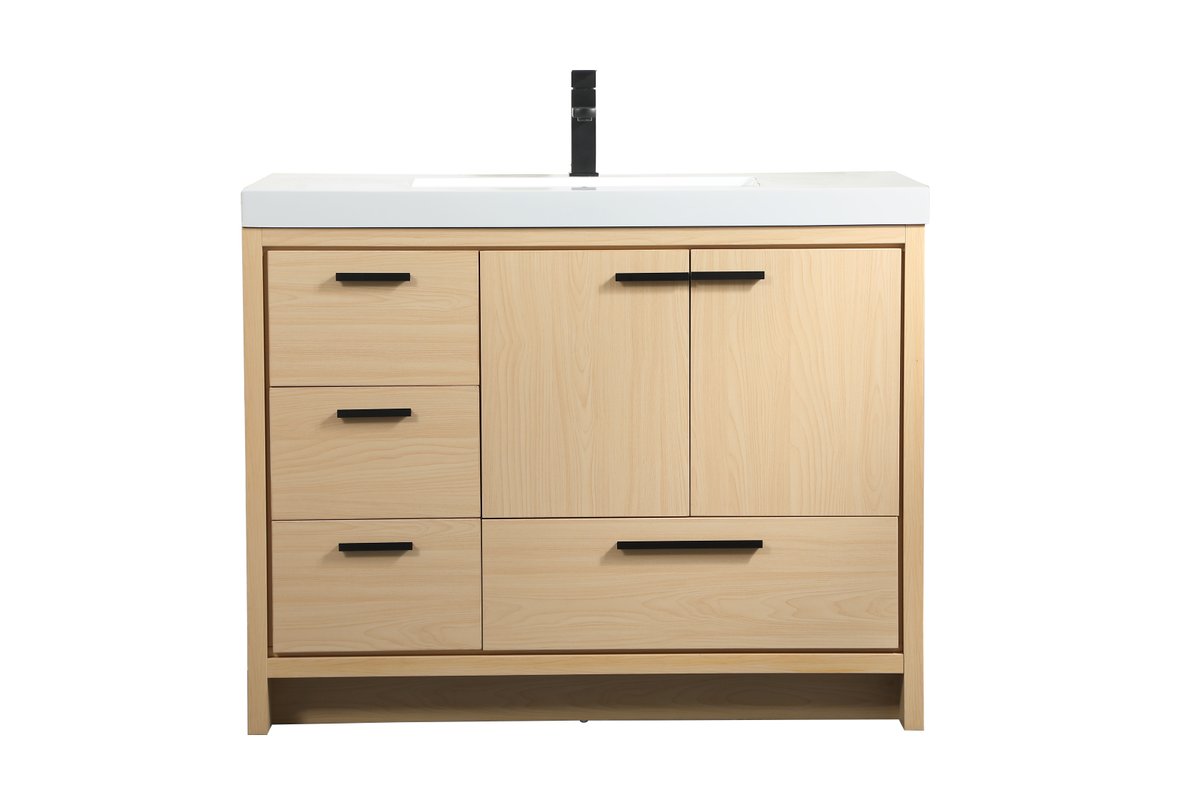 VF46042MMP 42" Single Bathroom Vanity in Maple