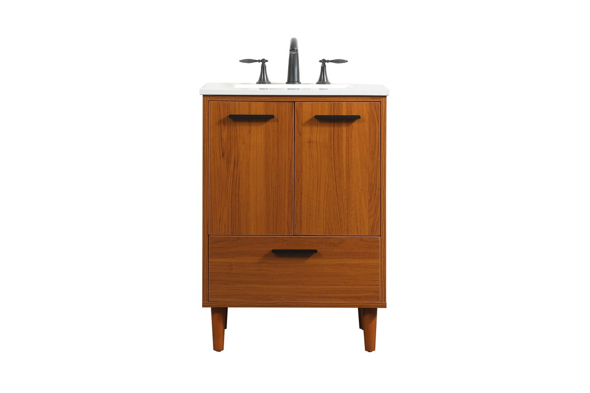 VF47024MTK 24" Bathroom Vanity in Teak