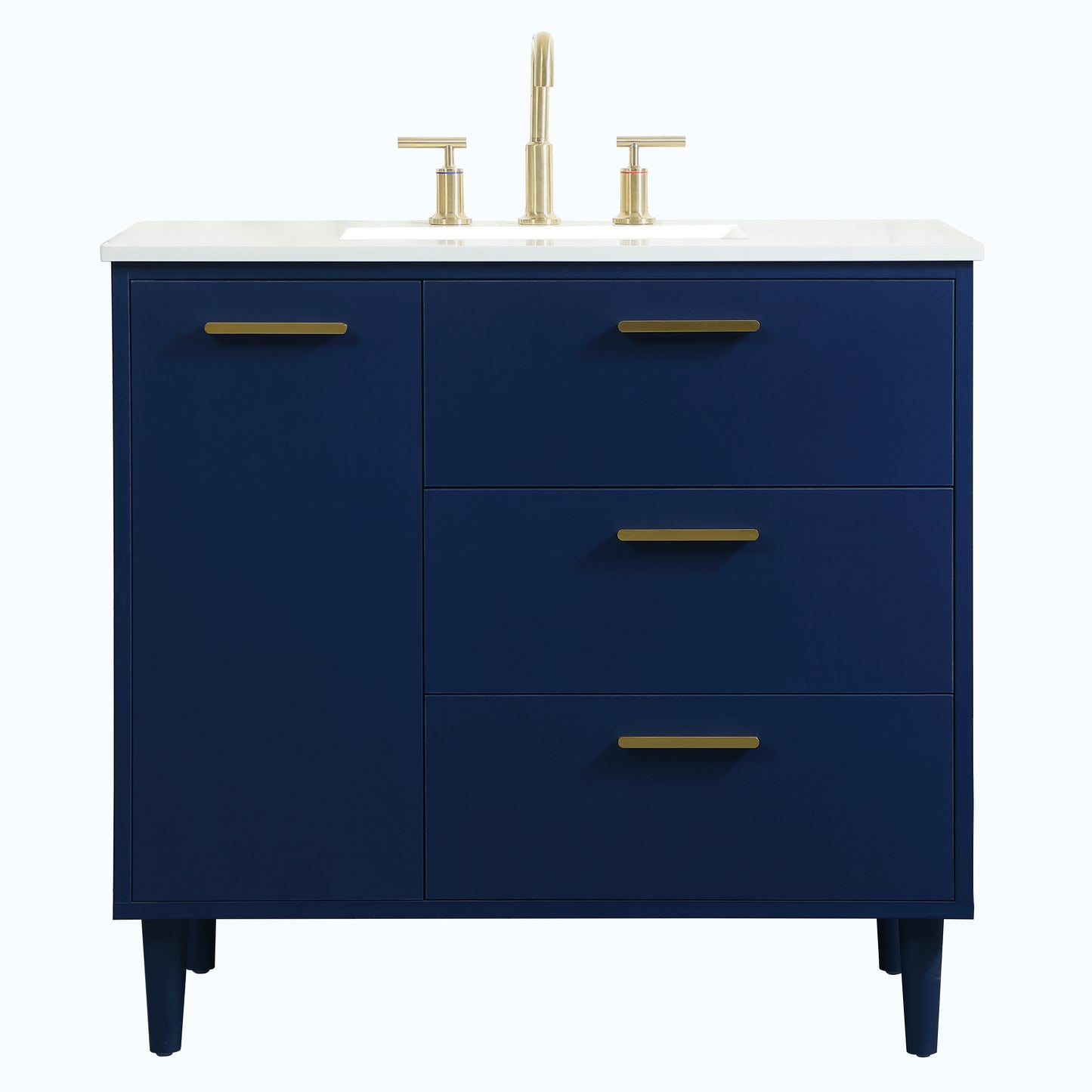 VF47036MBL 36" Bathroom Vanity in Blue