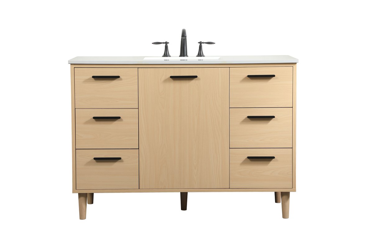 VF47048MMP 48" Bathroom Vanity in Maple