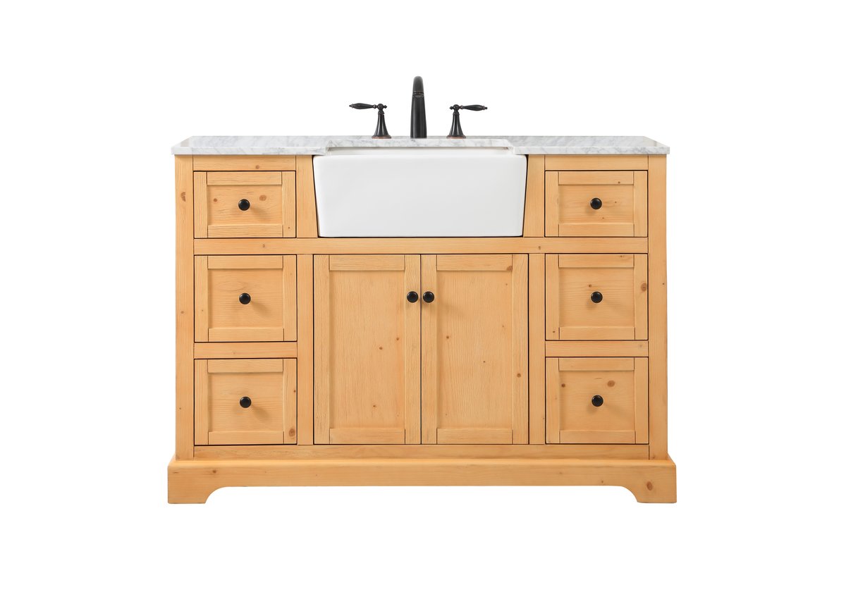 VF60248NW 48" Single Bathroom Vanity in Natural Wood