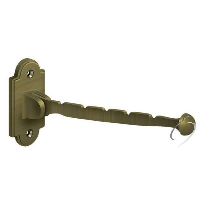 VH65U5 Valet Hook; 7" Projection; Antique Brass Finish