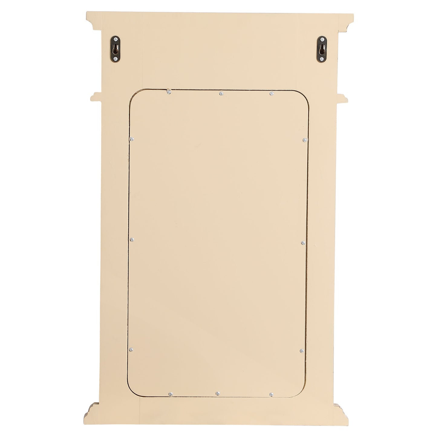 VM11828AB Danville 18" x 28" Wood Framed Decorative Mirror in Antique Beige