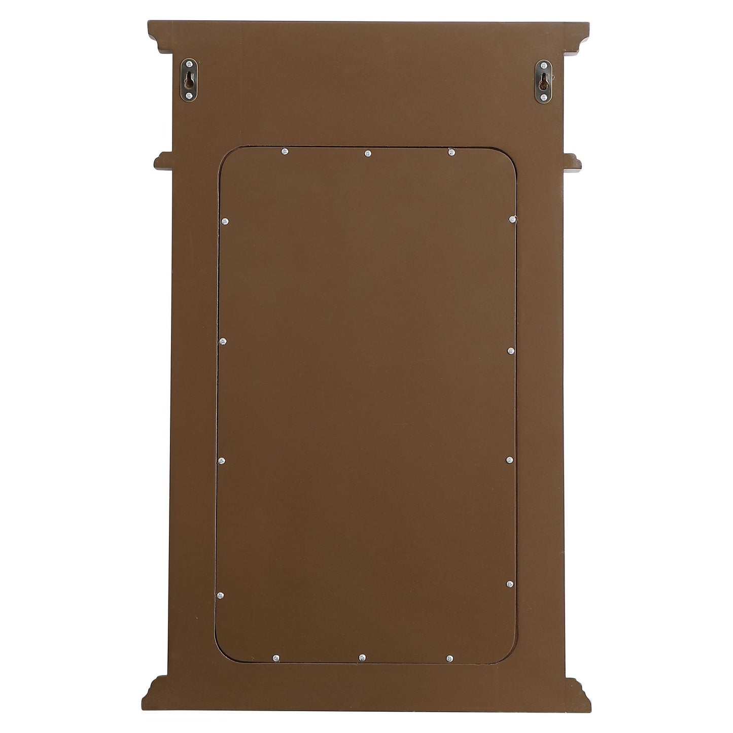 VM11828TK Danville 18" x 28" Wood Framed Decorative Mirror in Teak