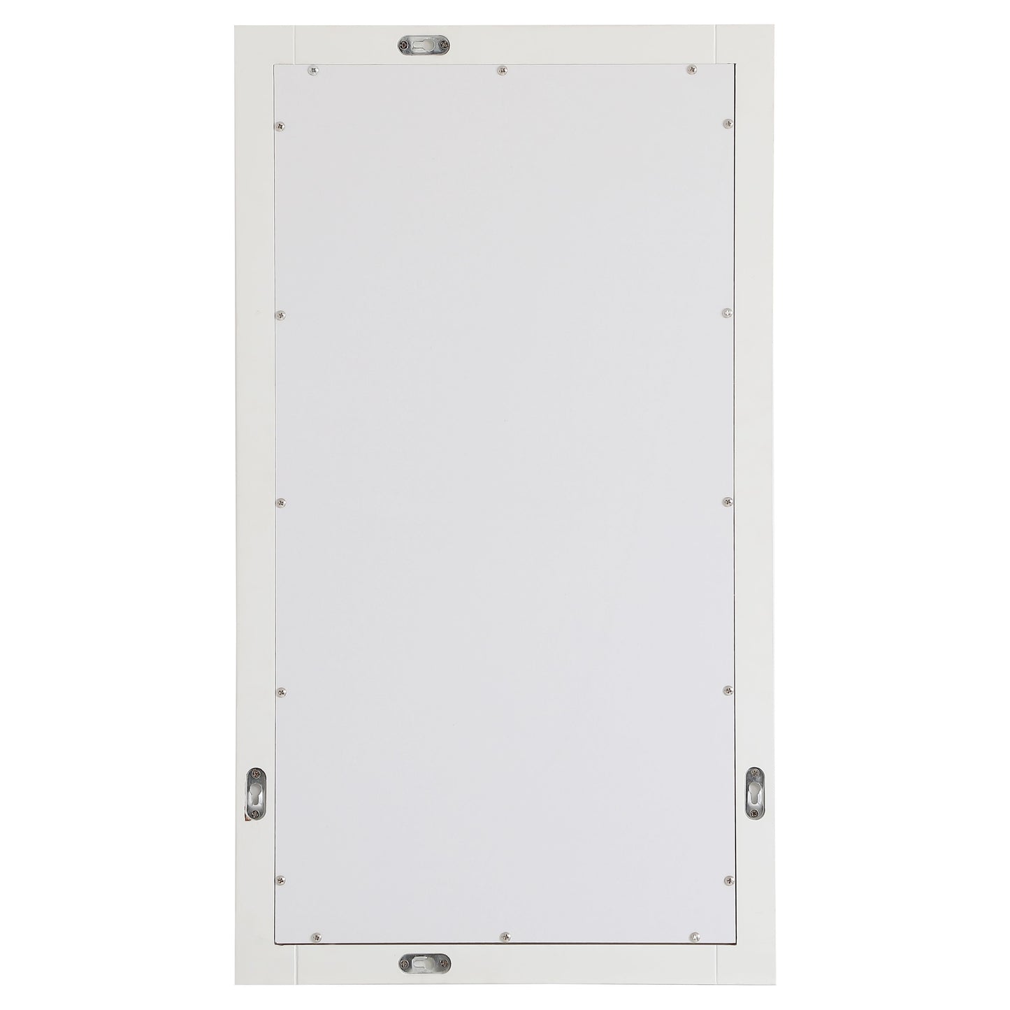 VM21832WH Aqua 18" x 32" Framed Rectangular Mirror in White