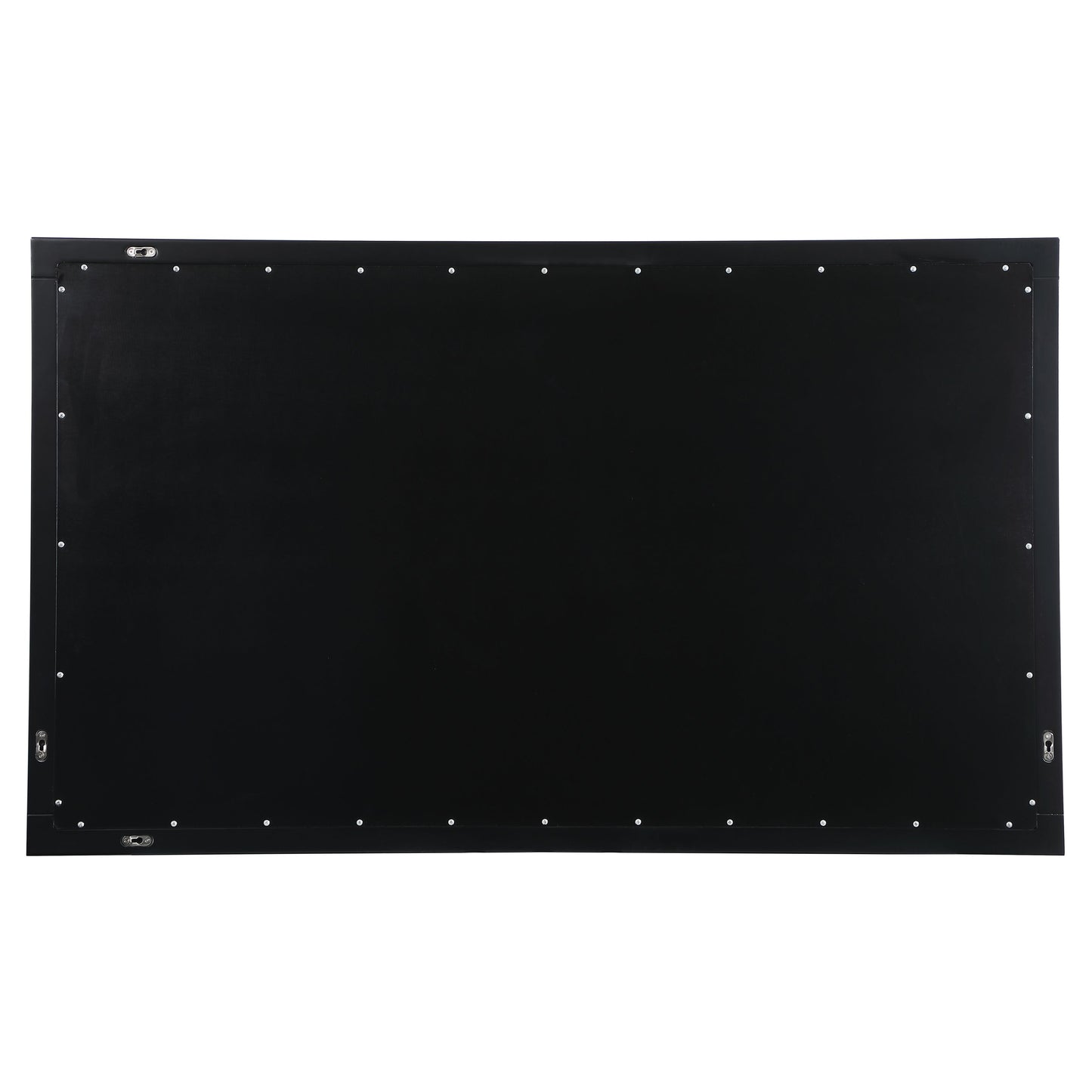 VM26036BK Aqua 60" x 36" Framed Rectangular Mirror in Black