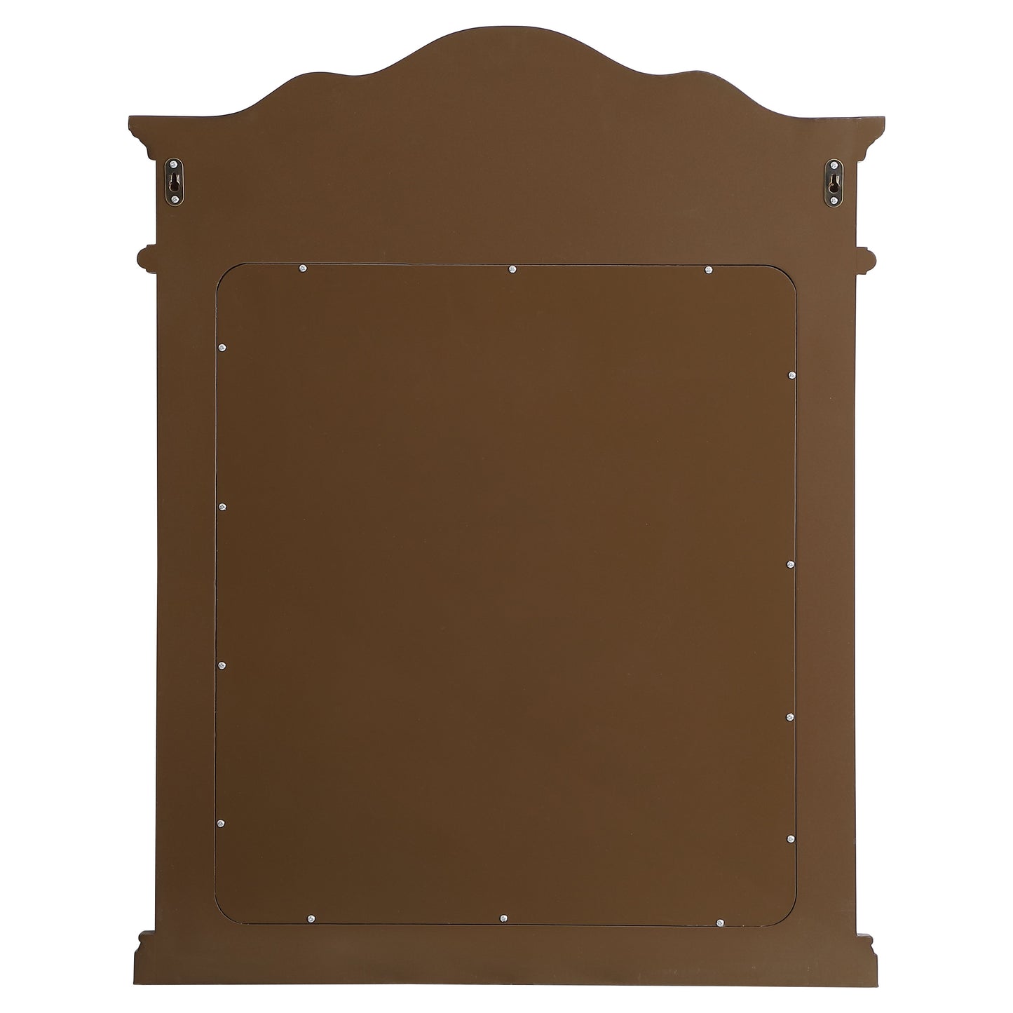 VM32836BR Danville 28" x 36" Wood Framed Decorative Mirror in Brown
