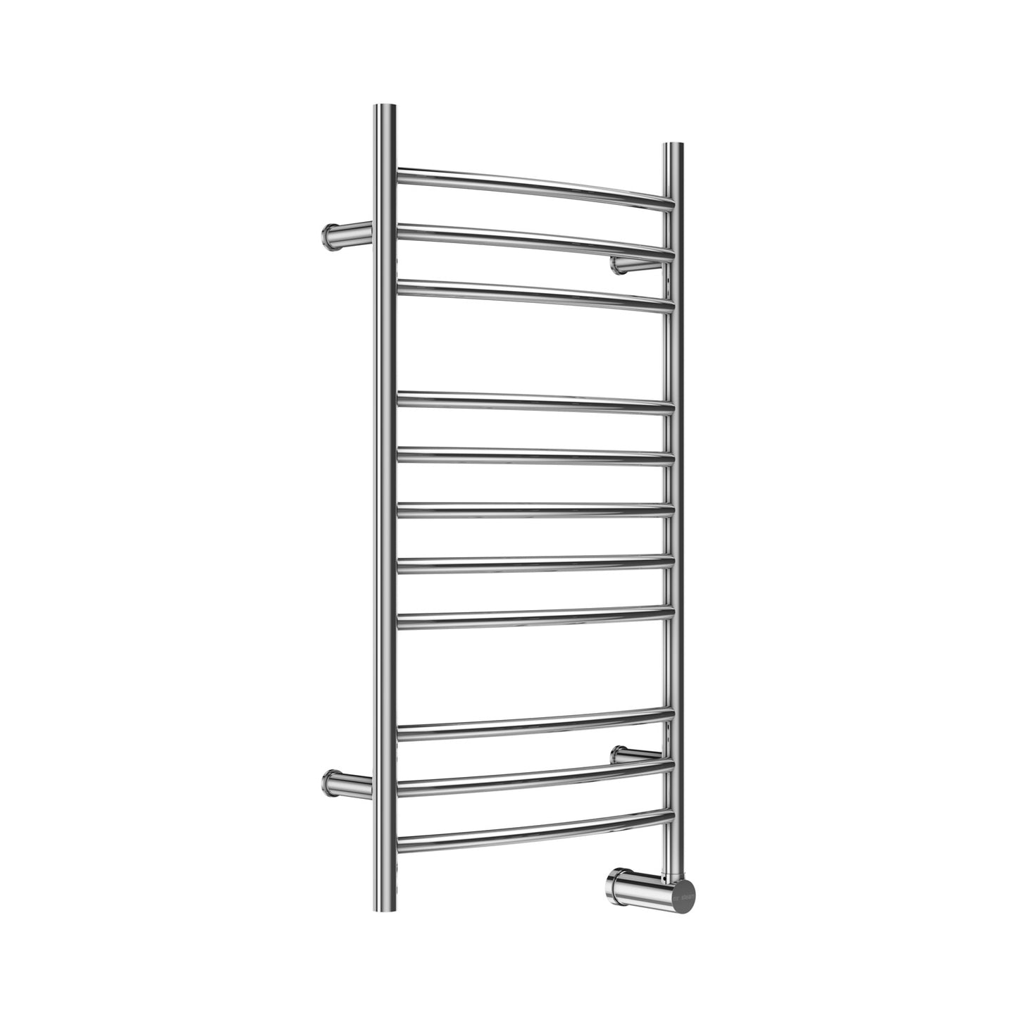 W336 11-Bar Wall Mounted Electric Towel Warmer with Digital Timer in Stainless Steel Brushed