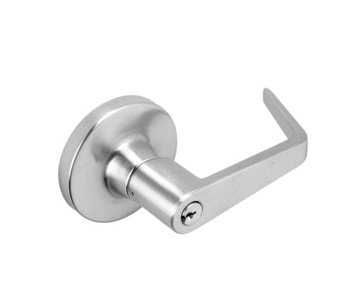 W Series Storeroom Dane Lever Lock C Keyway with 30197 Latch 30148 Strike Satin Chrome Finish