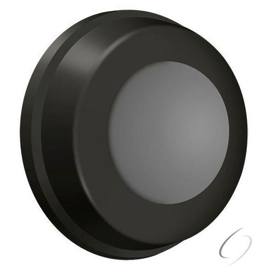 WB100U10B Flush Bumper 1" Diameter; Oil Rubbed Bronze Finish