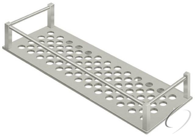 WBHeavy Duty12RU15 Bathroom Basket Heavy Duty Corner Left 12-1/4"; Satin Nickel Finish