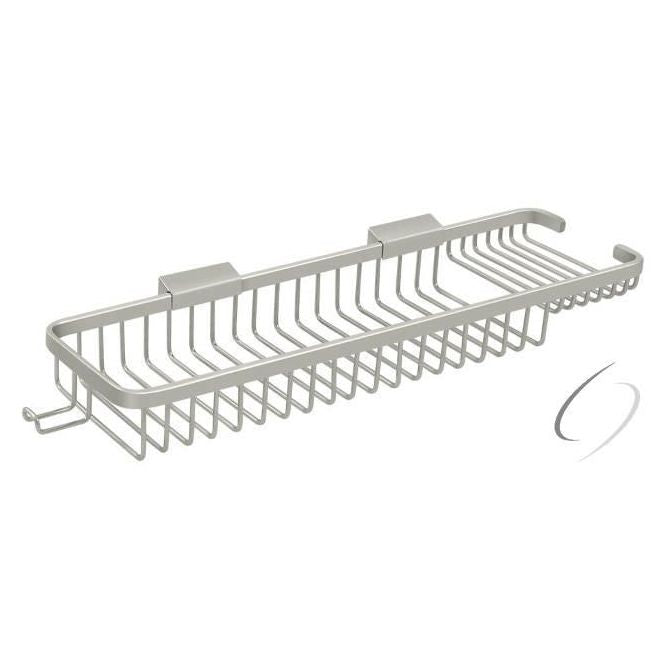 WBR1850HU15 Wire Basket; 17-1/2" Rect/Com with Hook; Satin Nickel Finish