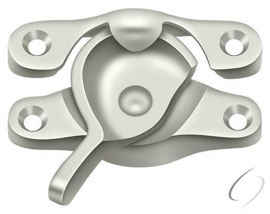 WL07U14 Window Sash Lock; 15/16" x 2-5/8"; Bright Nickel Finish