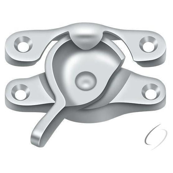 WL07U26 Window Sash Lock; 15/16" x 2-5/8"; Bright Chrome Finish