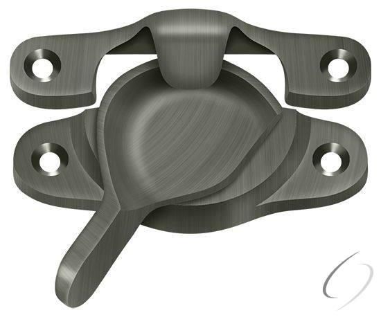 WLS9U15A Window Sash Lock; 1-1/16" x 3"; Antique Nickel Finish