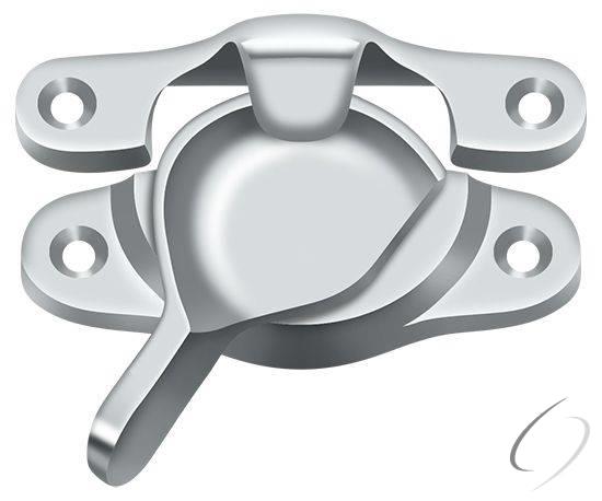 WLS9U26 Window Sash Lock; 1-1/16" x 3"; Bright Chrome Finish