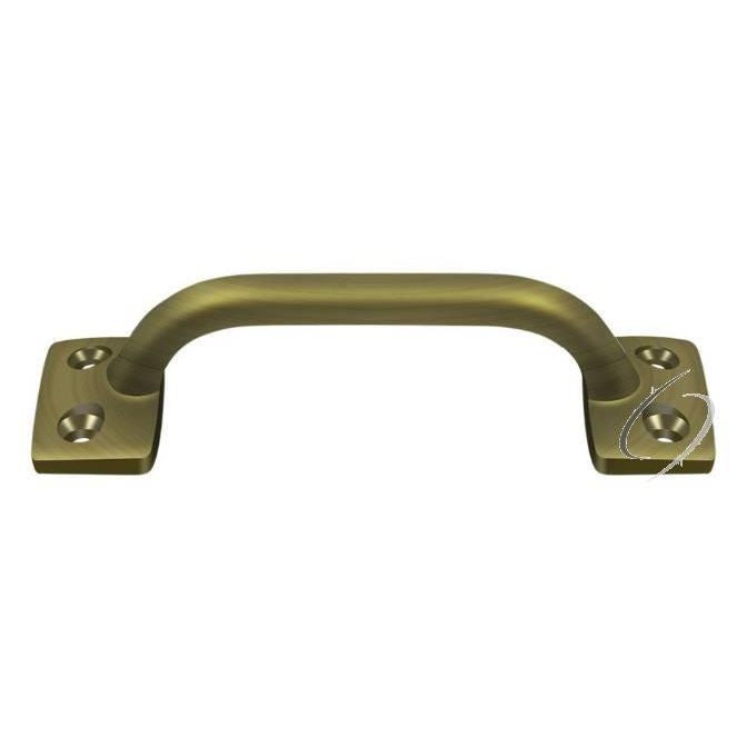WP026U5 Pull; 4"; Antique Brass Finish