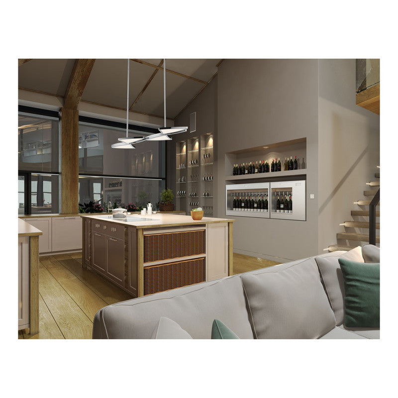 1003-4CH-LED - Aeon 1 Light 28" Chandelier