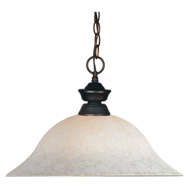 Z-Lite 100701-W - Riviera 1 Light 16" Pendant