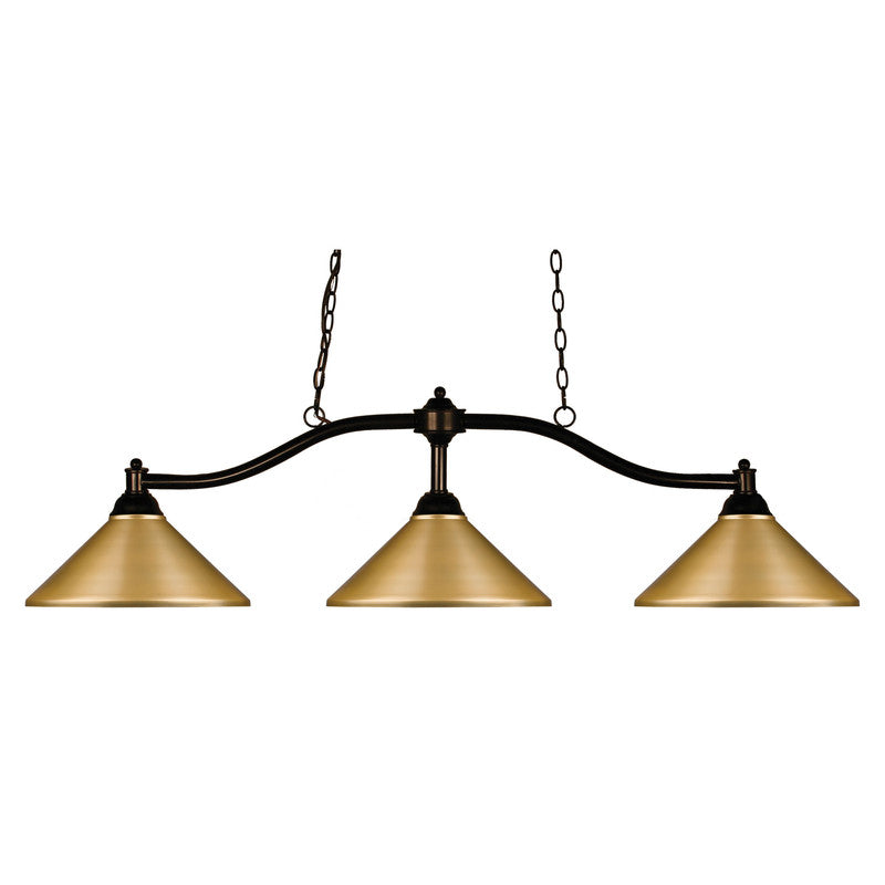 Z-Lite 147BRZ-M - Chance 3 Light 50" Chandelier