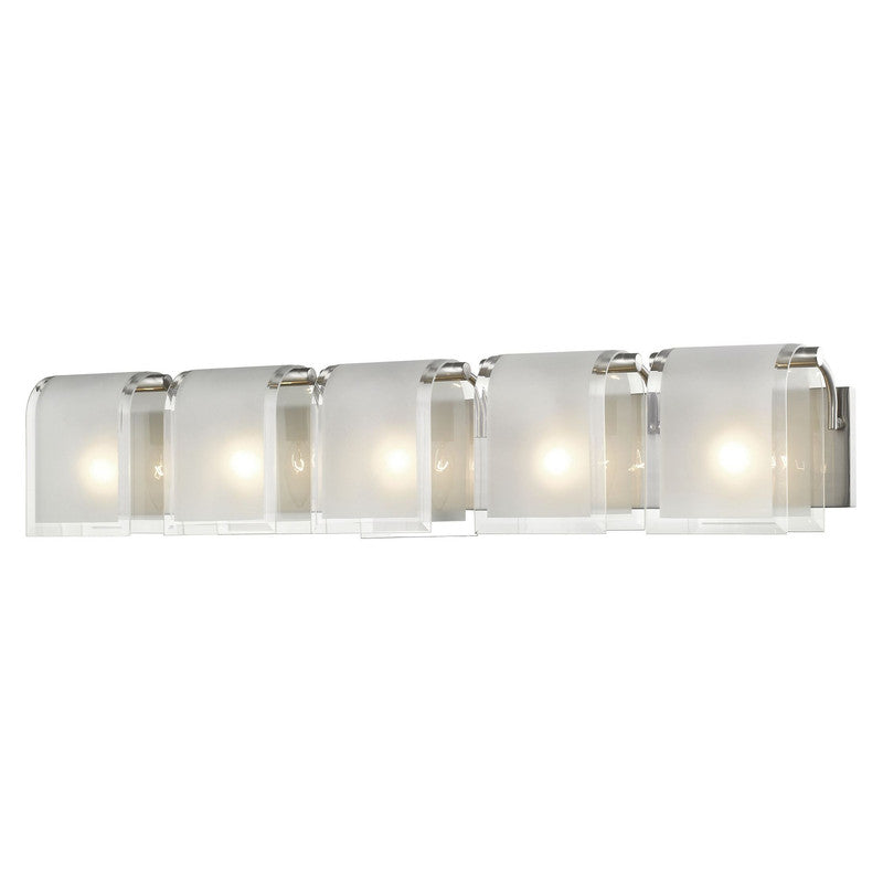 169-5V-BN - Zephyr 5 Light 38" Vanity Light