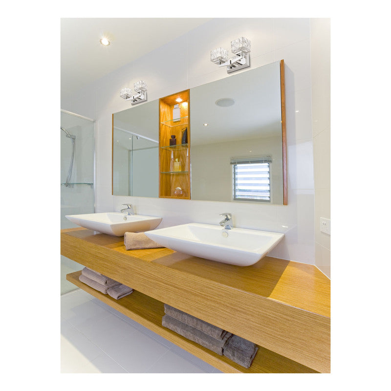 1927-2V-CH - Rubicon 2 Light 14" Vanity Light