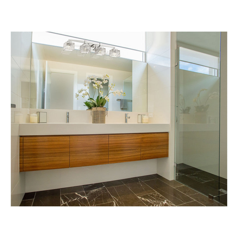 1927-4V-CH - Rubicon 4 Light 30" Vanity Light