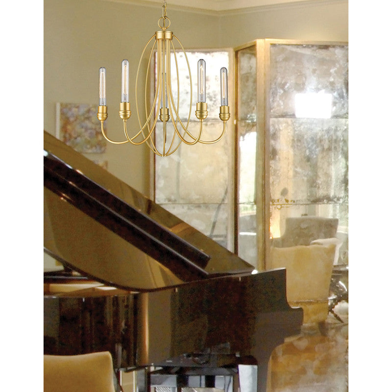 Z-Lite 3000-5 - Persis 5 Light 22" Chandelier
