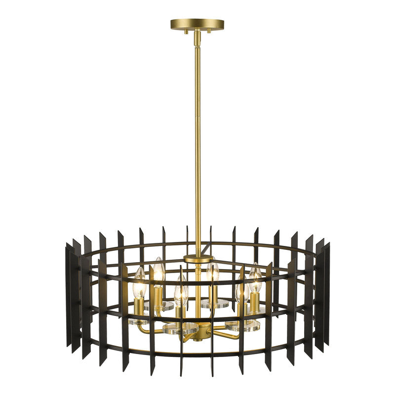 Z-Lite 338-24 - Haake 6 Light 24" Pendant