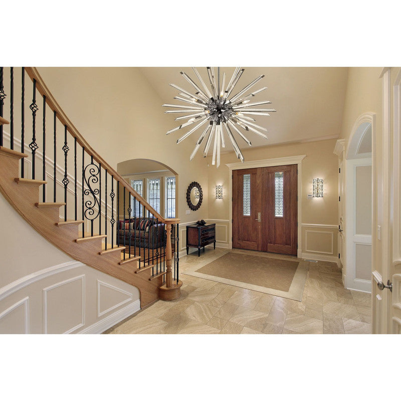 4003-10 - Burst 10 Light 42" Chandelier