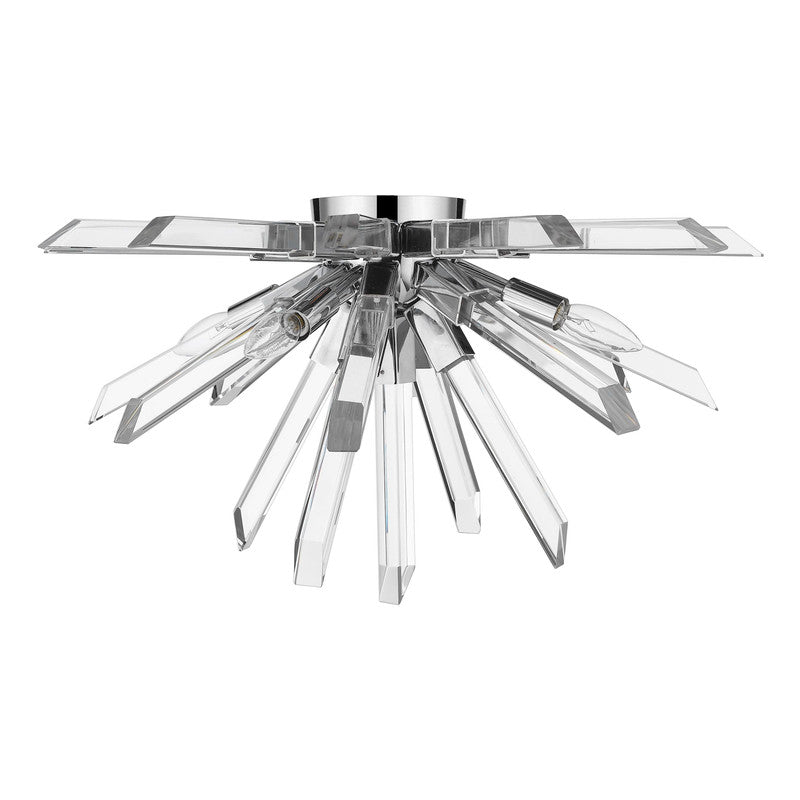 4003-F - Burst 4 Light 25" Flush Mount