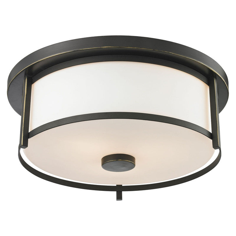 Z-Lite 412F14 - Savannah 2 Light 14" Flush Mount