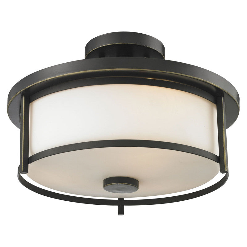 Z-Lite 412SF14 - Savannah 2 Light 14" Flush Mount