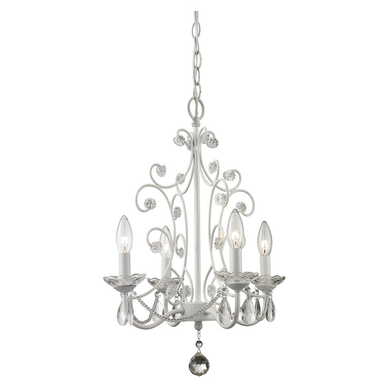 Z-Lite 419 - Princess Chandeliers 4 Light 15" Chandelier