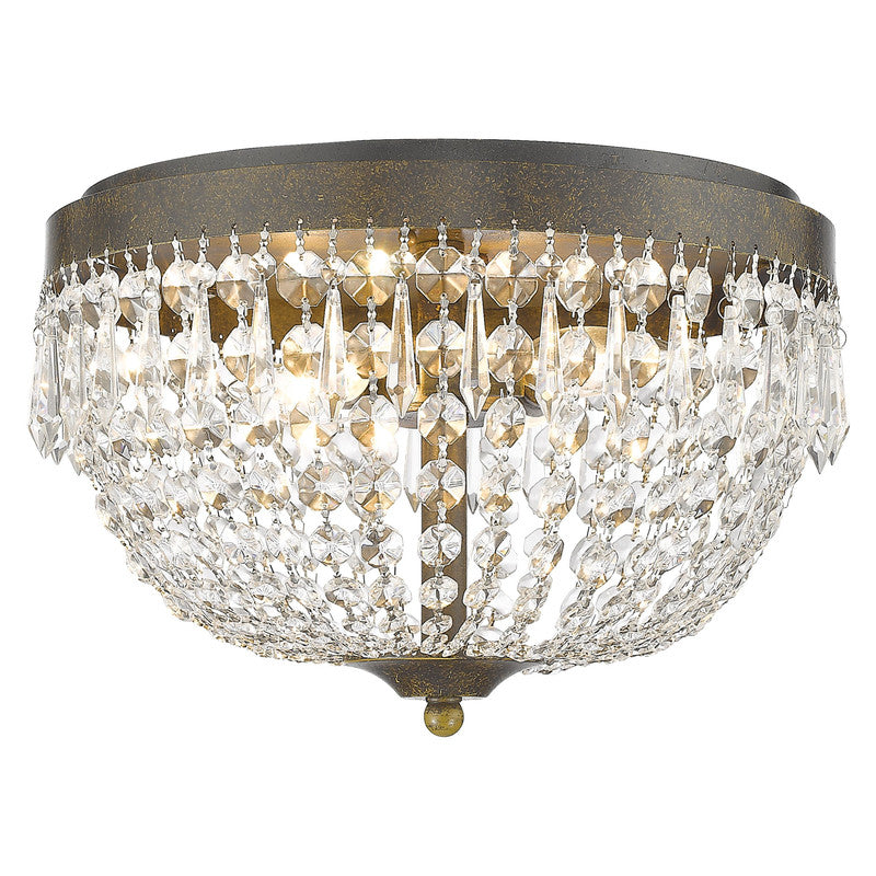 Z-Lite 431F4 - Danza 4 Light 15" Flush Mount