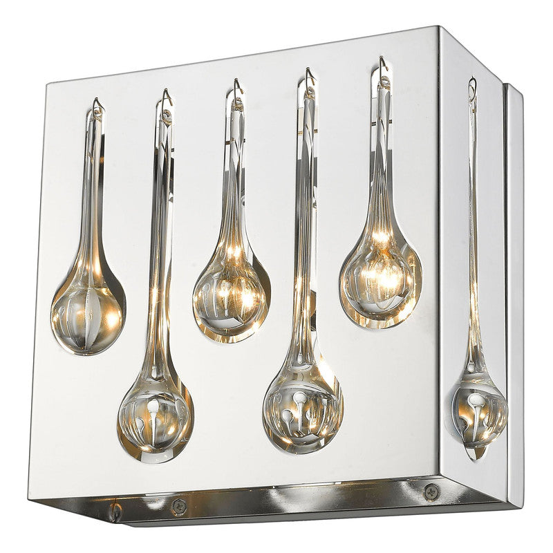 453SQ2S - Oberon 2 Light 9" Sconce