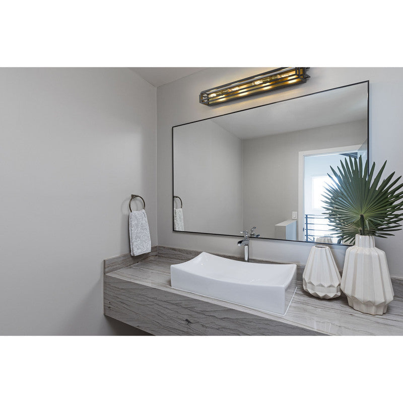 Z-Lite 454-4V - Titania 4 Light 40" Vanity Light