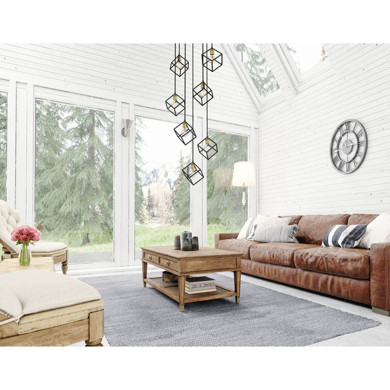 Z-Lite 478-7 - Vertical 7 Light 24" Pendant