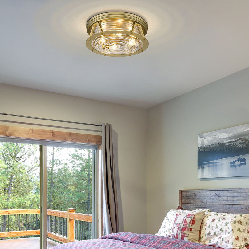 Z-Lite 491F4 - Cape Harbor 4 Light 20" Flush Mount