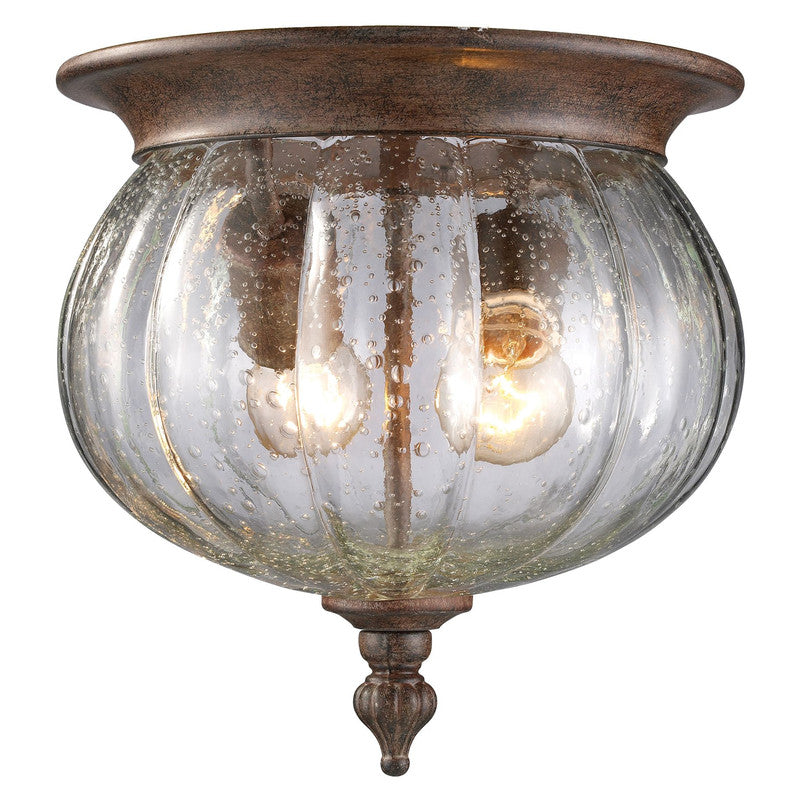 Z-Lite 516F - Belmont 2 Light 10" Flush Mount