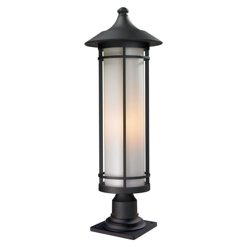 Z-Lite 529PHB-533PM - Woodland 1 Light 10" Pier Mount