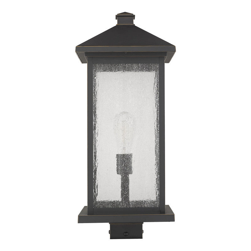 Z-Lite 531PHBXLS - Portland 1 Light 10" Post Mount