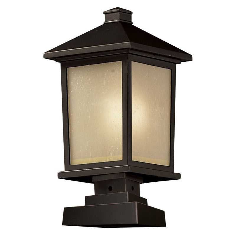 Z-Lite 537PHB-SQPM - Holbrook 1 Light 10" Pier Mount