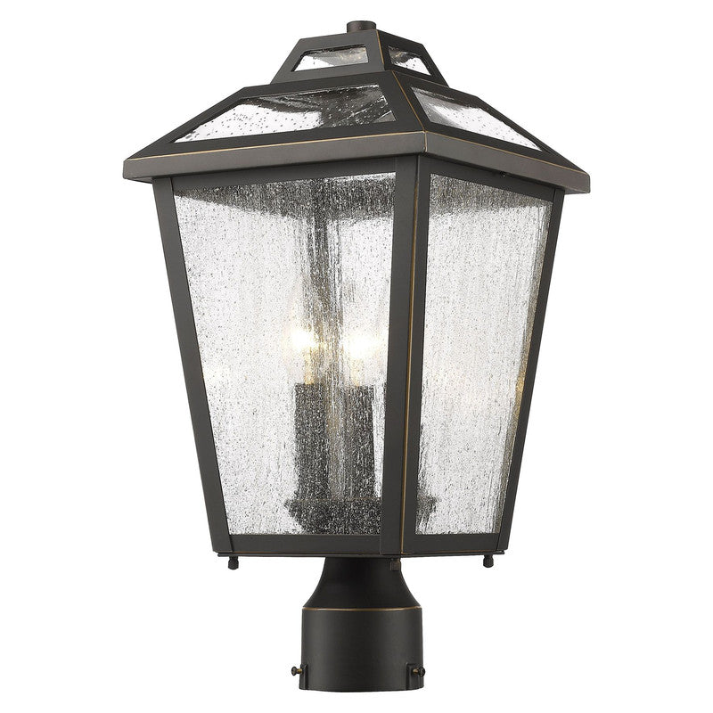 Z-Lite 539PHMR - Bayland 3 Light 9" Post Mount