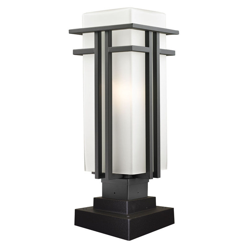 Z-Lite 549PHB-SQPM - Abbey 1 Light 8" Pier Mount